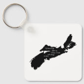 Waar ook - Nova Scotia zal altijd thuis zijn Sleutelhanger (Voorkant)