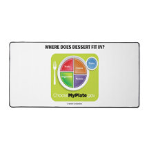 Waar past Dessert in? MyPlate Humor