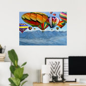 Waar rivieren samenvoegen poster (Thuiskantoor)