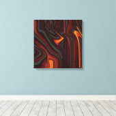 Waar rook is canvas afdruk (Insitu (Houten vloer))