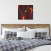 Waar rook is canvas afdruk (Insitu (Slaapkamer))