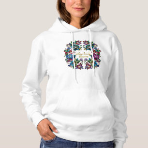 Waar schoonheid bloeit – Florale kunst hoodie