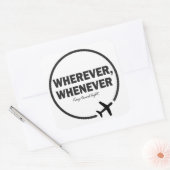 Waar, Wanneer Stickers (Blad van 6) (Envelop)