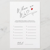 Waar waren we Eenvoudig script vrijgezellenfeest s (Voorkant)