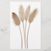 Waar waren ze? Pampas Grass Game Card Flyer (Achterkant)