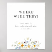 Waar waren ze spelbord? poster (Voorkant)