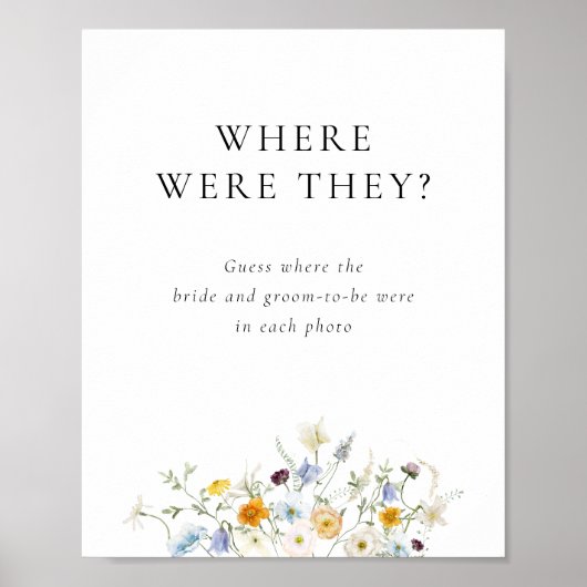 Waar waren ze spelbord? poster (Voorkant)