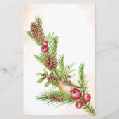 Waar waren zij Kerstdag Bruids douche spelkaart Flyer (Achterkant)