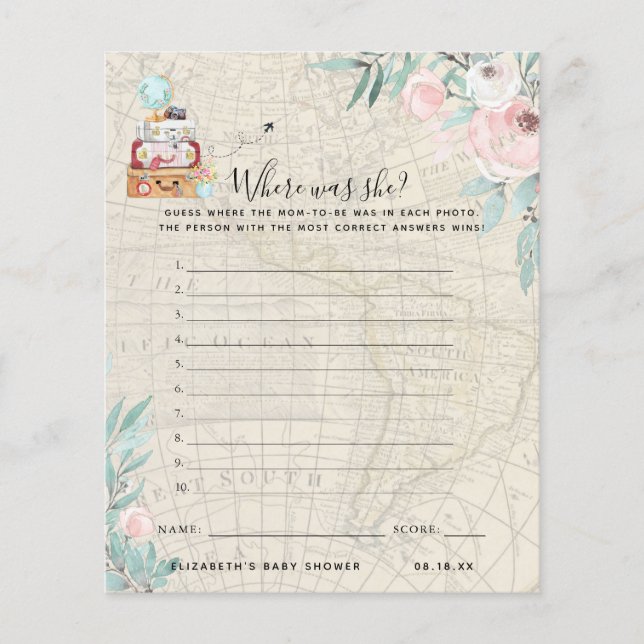 Waar was ze? | BABY SHOWER (Voorkant)