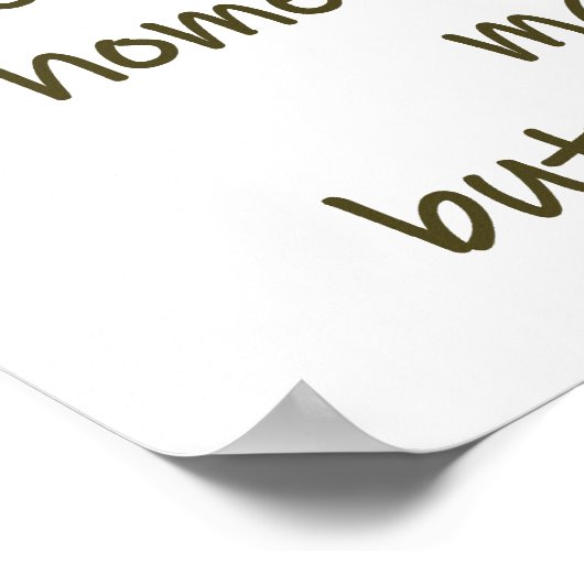 Waar we van houden is thuis - thuisprijsopgave poster (Hoek)