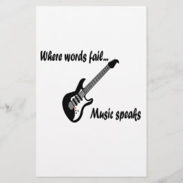 Waar woorden ontbreken, spreekt muziek