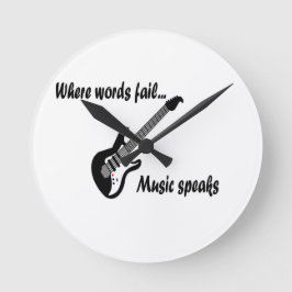 Waar woorden ontbreken, spreekt muziek ronde klok