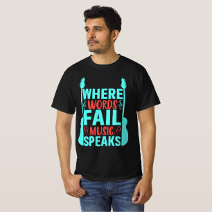 Waar woorden ontbreken t-shirt
