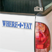Waar YAt Fleur Bumpersticker (Op Truck)