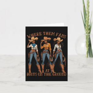 Waar ze fans zijn bij Boots on Da Ground Cowgirl L Kaart