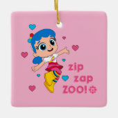 Waar - Zip Zap Zoo Keramisch Ornament (Voorkant)
