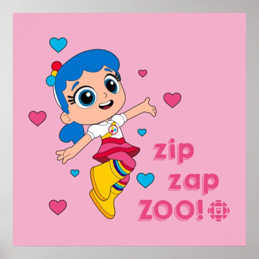 Waar - Zip Zap Zoo Poster (Voorkant)