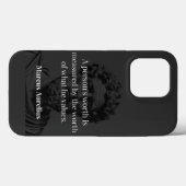 Waarde definiëren: Marcus Aurelius over Waarden Case-Mate iPhone Case (Achterkant (horizontaal))