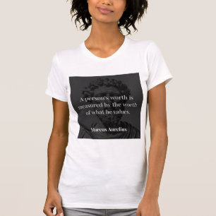 Waarde definiëren: Marcus Aurelius over Waarden T-shirt