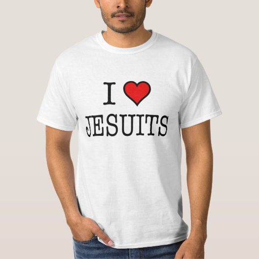 Waarde I Heart Jesuits Tee Shirt (Voorkant)