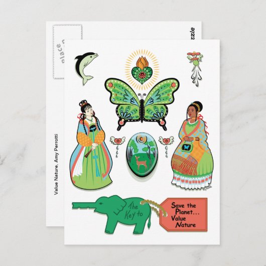 Waarde Natuur Briefkaart (Voorkant / Achterkant)