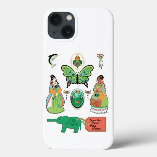 Waarde Natuur Case-Mate iPhone Case (Achterkant)
