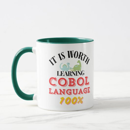 Waarde om Cobol programmeertaal te leren Mok (Links)