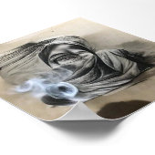 Waarde Poster papier (steen) (Hoek)