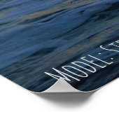 Waarde Poster papier (steen) (Hoek)