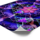 Waarde Poster papier (steen) (Hoek)