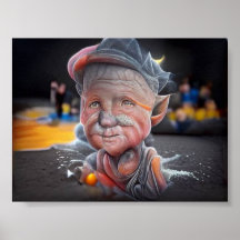 Waarde Poster papier (steen)