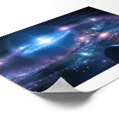 Waarde Poster papier (steen) (Hoek)