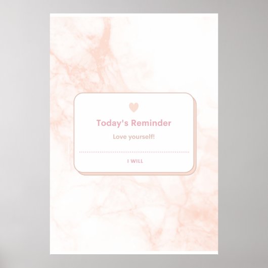 Waarde Poster papier (steen) (Voorkant)