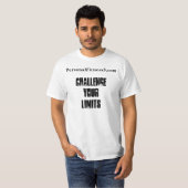 Waarde T-Shirt - Uitdaging uw grenzen (Voorkant volledig)