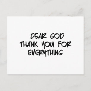 WAARDE VOLLE GOD DANK JE VOOR ALLES BRIEFKAART