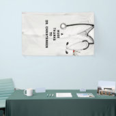 Waarde waardering voor dokters spandoek (Beurs)