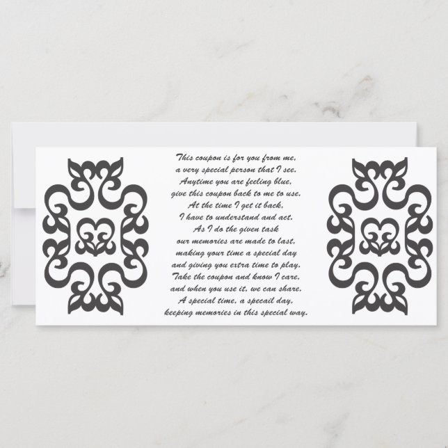 Waardebon voor je om te geven (Voorkant)