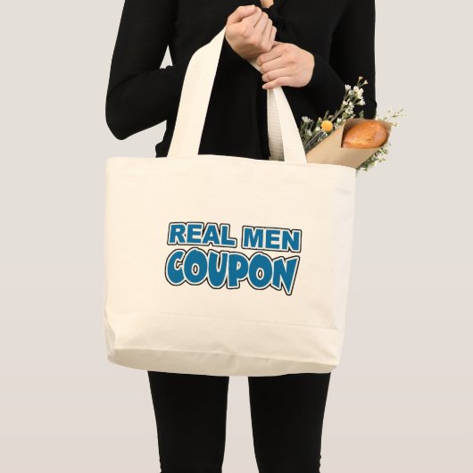 Waardebon voor Mannen Grote Tote Bag (Voorkant (product))
