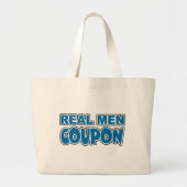 Waardebon voor Mannen Grote Tote Bag (Voorkant)