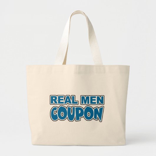Waardebon voor Mannen Grote Tote Bag (Voorkant)