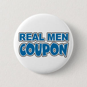 Waardebon voor Mannen Ronde Button 5,7 Cm
