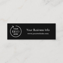 Waardebon voor zakelijke Drink | minimalistisch zw