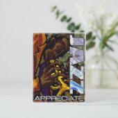 Waardeer het Briefkaart van de Jazz (Staand voorkant)