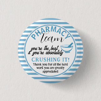 Waardeerbaarheid apotheekteam bedankt ronde button 3,2 cm