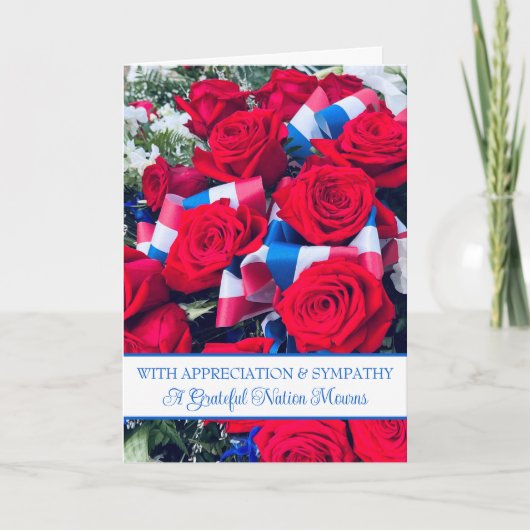 Waardeerbaarheid/Sympathie voor verlies van vetera Bedankkaart (Voorkant)