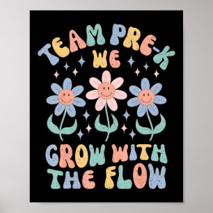 Waardeerteam voor kleuterleidsters Pre-k Groei met Poster
