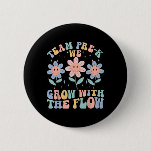 Waardeerteam voor kleuterleidsters Pre-k Groei met Ronde Button 5,7 Cm