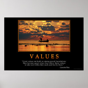 Waarden Poster