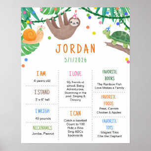 Waarder de wachttijd goedkeuring Geboortedatum Poster