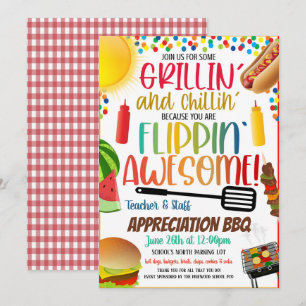 Waardering BBQ uitnodiging